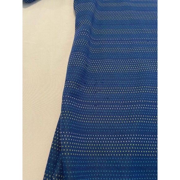 PGA Tour Men's Polo Shirt Short Sleeve Athletic Sportswear Blue Stripe XXL - Picture 10 of 12